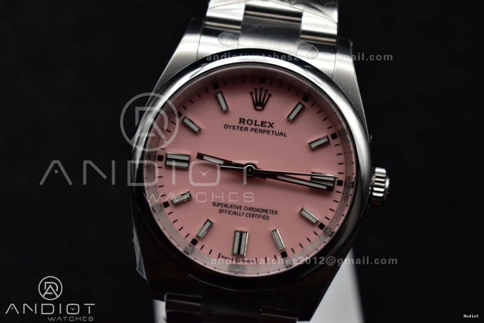 Best Perpetual Dial 126000 Clean 36mm 1:1 Pink Edition Steel VR3230 Oyster 904L 0513